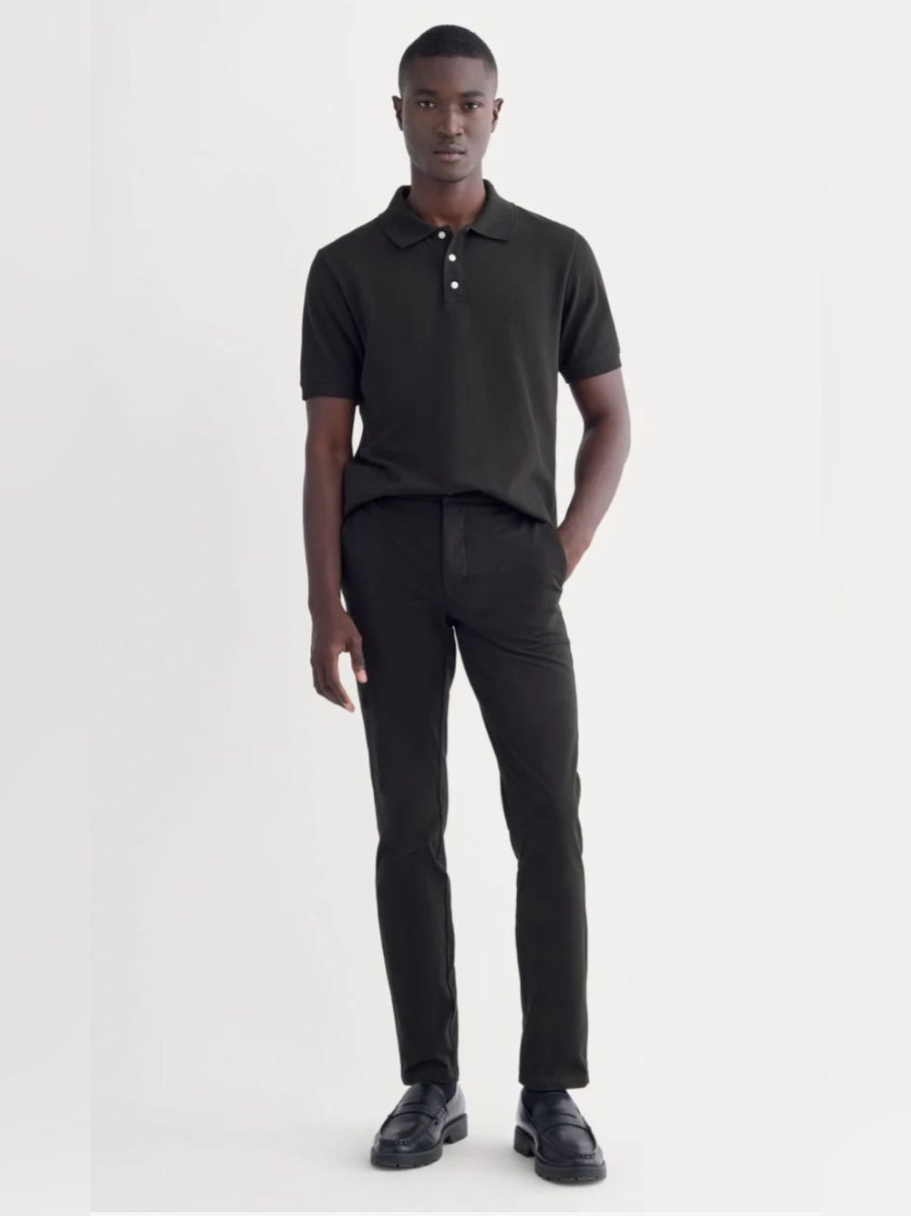 New Everlane THE PERFORMANCE CHINO Slim Fit in Black Size 28 X 34